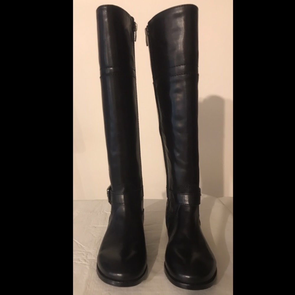 New Marc Fisher leather knee boots